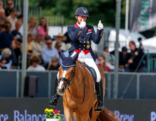 Quinn G and Fiona Bigwood. Photo: Sportfoto Lafrentz