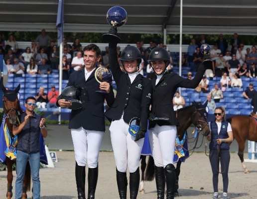 Niamh McEvoy & Orange de Baugy Podium WK 5-jarigen